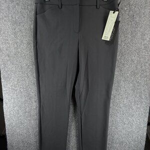 NWT Rachel Zoe Hi Rise Slim Leg Pants Size 10 Women Gray Stretch ACTL 32X28